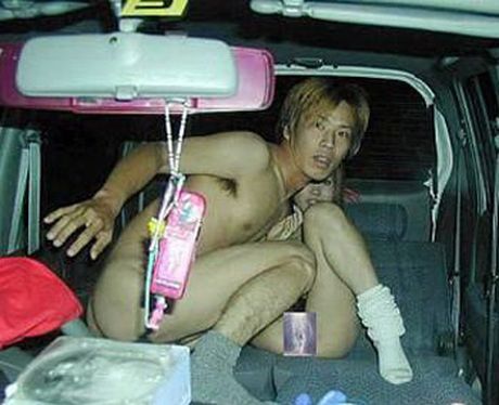 Caught fucking pants down in the car