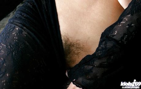 Slim japanese youthful Sara Tsukigami shows small tits and ass